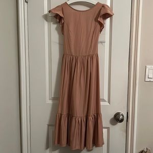 Shein Dress Nude Pink